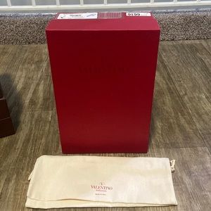 Valentino empty box and dust bag